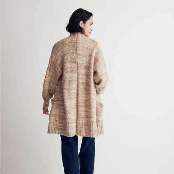 Madewell Wool Space-Dyed Long Cardigan Sweater - Picture 3 of 10
